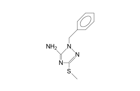 5-Amino-1-benzyl-3-methylthio-1,2,4-triazole