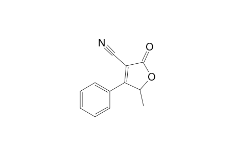 3-Cyano-5-methyl-4-phenyl-2(5H)furanone