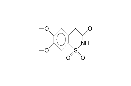 6,7-DIMETHOXY-1,2-BENZOTHIAZIN-3(4H)-ON-1,1-DIOXID