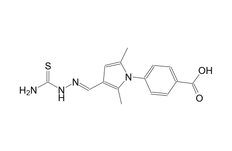 4-(3-{(E)-[(aminocarbothioyl)hydrazono]methyl}-2,5-dimethyl-1H-pyrrol-1-yl)benzoic acid