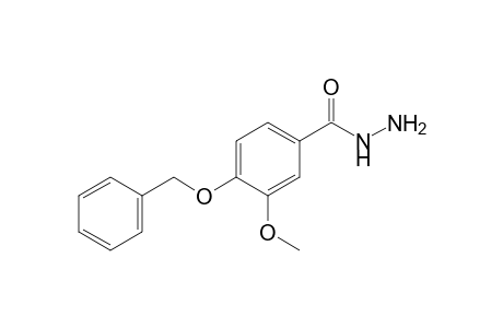 4-(benzyloxy)-3-methoxybenzoic acid, hydrazide