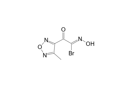 (1Z)-2-(4-methyl-1,2,5-oxadiazol-3-yl)-N-oxidanyl-2-oxidanylidene-ethanimidoyl bromide