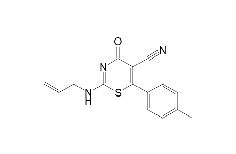 2-(Allylamino)-5-cyano-6-(4'-methylphenyl)-4H-1,3-thiazin-4-one