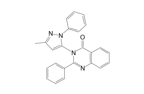 3-(3-methyl-1-phenlpyrazol-5-yl)-2-phenyl-4(3H)-quinazolinone