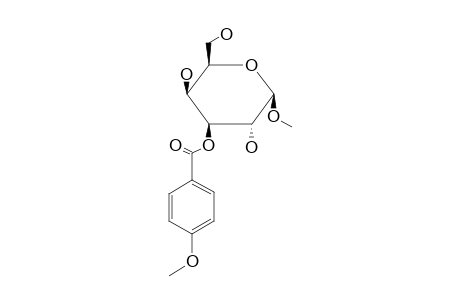 Methyl 3-anisoyl-.beta.-D-galactopyranoside