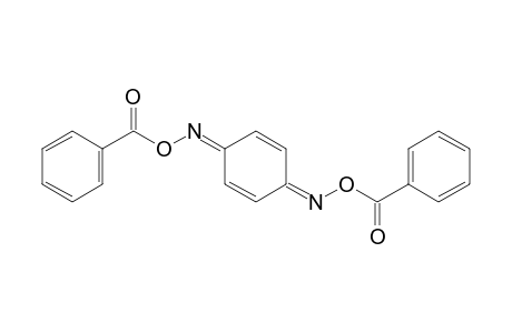 p-benzoquinone, bis(O-benzoyloxime)