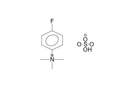 1-TRIMETHYLAMMONIO-4-FLUOROBENZENE HYDROSULPHATE