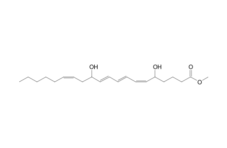 (5S,6Z,8E,10E,12R,14Z)-5,12-Dihydroxy-eicosa-6,8,10,14-tetraenoic acid, methyl ester