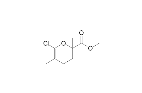 Methyl 6-chloro-2,5-dimethyl-3,4-dihydro-2H-pyran-2-carboxylate