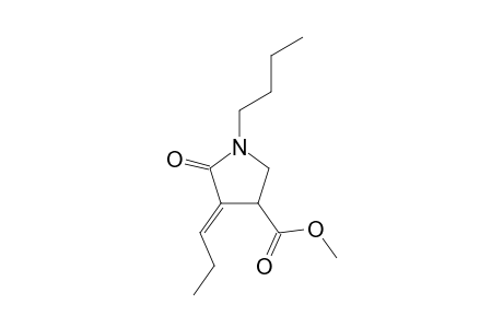 (E)-3-Propylidene-4-methoxycarbonyl-1-N-butylpyrrolin-2-one