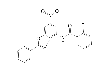 2-Fluoro-N-(6-nitro-2-phenyl-benzofuran-4-yl)-benzamide