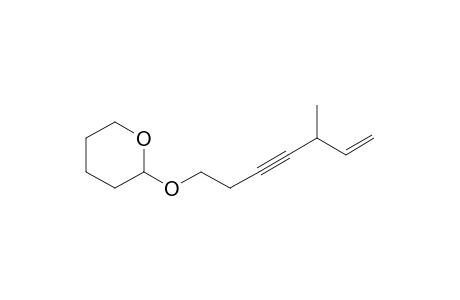 5-METHYL-1-(TETRAHYDROPYRAN-2'-YLOXY)-HEPT-6-EN-3-YNE