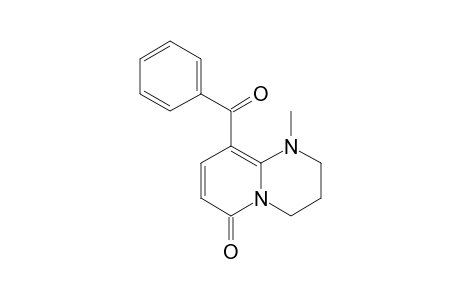 9-BENZOYL-1-METHYL-1,2,3,4-TETRAHYDROPYRIDO-[1,2-A]-PYRIMIDIN-6(7H)-ONE