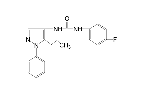 1-(p-fluorophenyl)-3-(1-phenyl-5-propylpyrazol-4-yl)urea