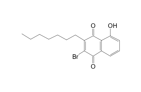 2-Bromo-3-heptyl-5-hydroxynaphthoquinone