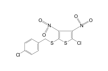 2-chloro-5-[(p-chlorobenzyl)thio]-3,4-dinitrothiophene