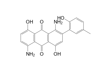 1,5-Diamino-4,8-dihydroxy-2-(6-hydroxy-m-tolyl)anthraquinone