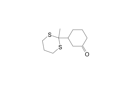 3-[2-(2-METHYL-1,3-DITHIANYL)]-CYCLOHEXANONE