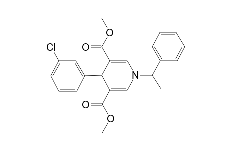 4-(3-Chloro-phenyl)-1-(1-phenyl-ethyl)-1,4-dihydro-pyridine-3,5-dicarboxylic acid dimethyl ester