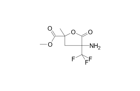 3-AMINO-3-TRIFLUOROMETHYL-5-METHOXYCARBONYL-5-METHYLTETRAHYDROFURAN-2-ONE