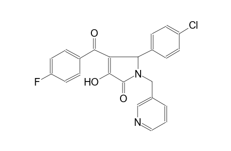 5-(4-Chloro-phenyl)-4-(4-fluoro-benzoyl)-3-hydroxy-1-pyridin-3-ylmethyl-1,5-dihydro-pyrrol-2-one
