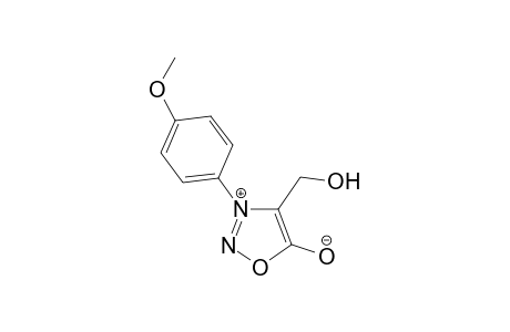 4-(hydroxymethyl)-3-(4-methoxyphenyl)-1,2,3-oxadiazol-3-ium-5-olate