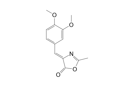 2-Methyl-(4Z)-(3,4-dimethoxybenzylidene)-5(4H)-oxazolone