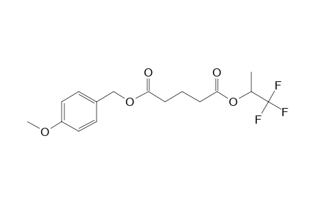 Glutaric acid, 1,1,1-trifluoroprop-2-yl 4-methoxybenzyl ester