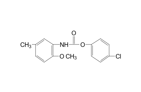 2-methoxy-5-methylcarbanilic acid, p-chlorophenyl ester