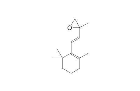 2-METHYL-2-[2'-(2'',6'',6''-TRIMETHYL-1''-CYCLOHEXEN-1''-YL)-ETHENYL]-OXIRANE