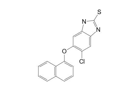 5-CHLORO-2-MERCAPTO-6-(1-NAPHTHYLOXY)-1H-BENZIMIDAZOLE