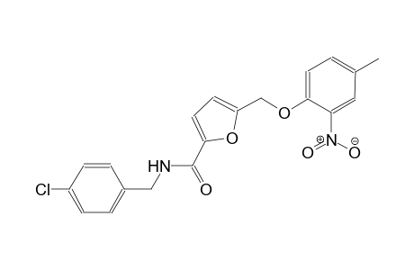 N-(4-chlorobenzyl)-5-[(4-methyl-2-nitrophenoxy)methyl]-2-furamide