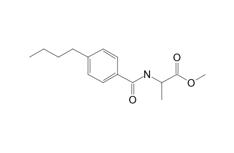 L-Alanine, N-(4-butylbenzoyl)-, methyl ester