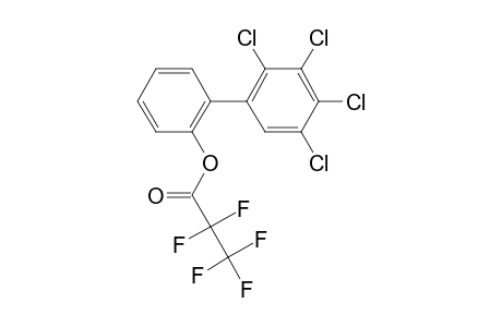 2-Hydroxy-2',3',4',5'-tetrachlorobiphenyl, pentafluoropropionate