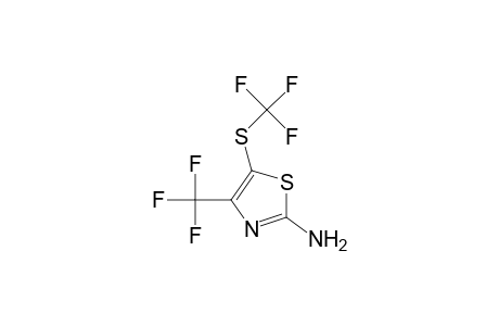 4-(trifluoromethyl)-5-(trifluoromethylsulfanyl)thiazol-2-amine