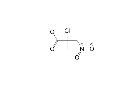 Propionic acid, 2-chloro-2-methyl-3-nitro-, methyl ester