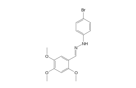 2,4,5-trimethoxybenzaldehyde, (p-bromophenyl)hydrazone