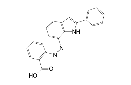 Benzoic acid, 2-[2-(2-phenyl-1H-indol-7-yl)diazenyl]-