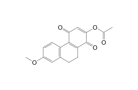 2-Acetoxy-7-methoxy-9,10-dihydrophenanthra-1,4-quinone