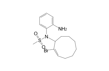 N-(2-Aminophenyl)-N-(2-bromocyclonon-2-enyl)methanesulfonamide