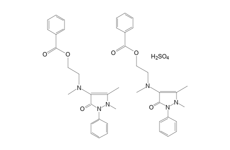 benzoic acid, 2-[(antipyrinylmethyl)amino]ethyl ester, hydrogen sulfate