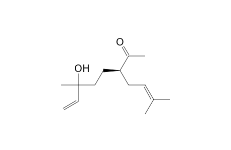 (3R)-6-hydroxy-6-methyl-3-(3-methylbut-2-enyl)-7-octen-2-one