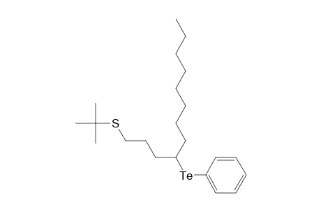 1-tert-Butylsulfanyldodecan-4-yltellanylbenzene