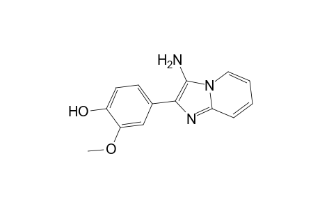 Phenol, 4-(3-aminoimidazo[1,2-a]pyridin-2-yl)-2-methoxy-