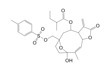 6,9-Epoxycyclodeca[b]furan, butanoic acid deriv.