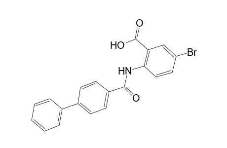 2-[([1,1'-biphenyl]-4-ylcarbonyl)amino]-5-bromobenzoic acid