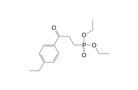 2-(p-Ethylbenzoyl)-1-(diethylphosphonate)ethane