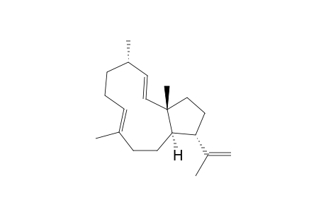 (3S,3aR,6E,10S,11E,12aS)-6,10,12a-trimethyl-3-(prop-1-en-2-yl)-1,2,3,3a,4,5,8,9,10,12a-decahydrocyclopenta[11]annulene