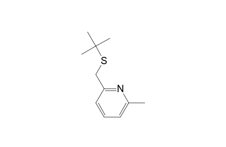 Pyridine, 2-[(tert-butylthio)methyl]-6-methyl-