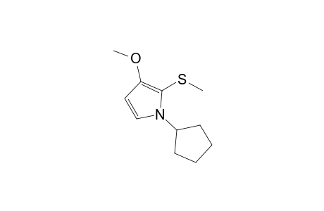 1-Cyclopentyl-3-methoxy-2-methylsulfanylpyrrole